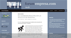 Desktop Screenshot of forumempresa.com
