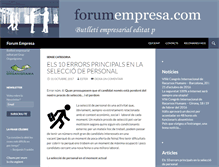 Tablet Screenshot of forumempresa.com